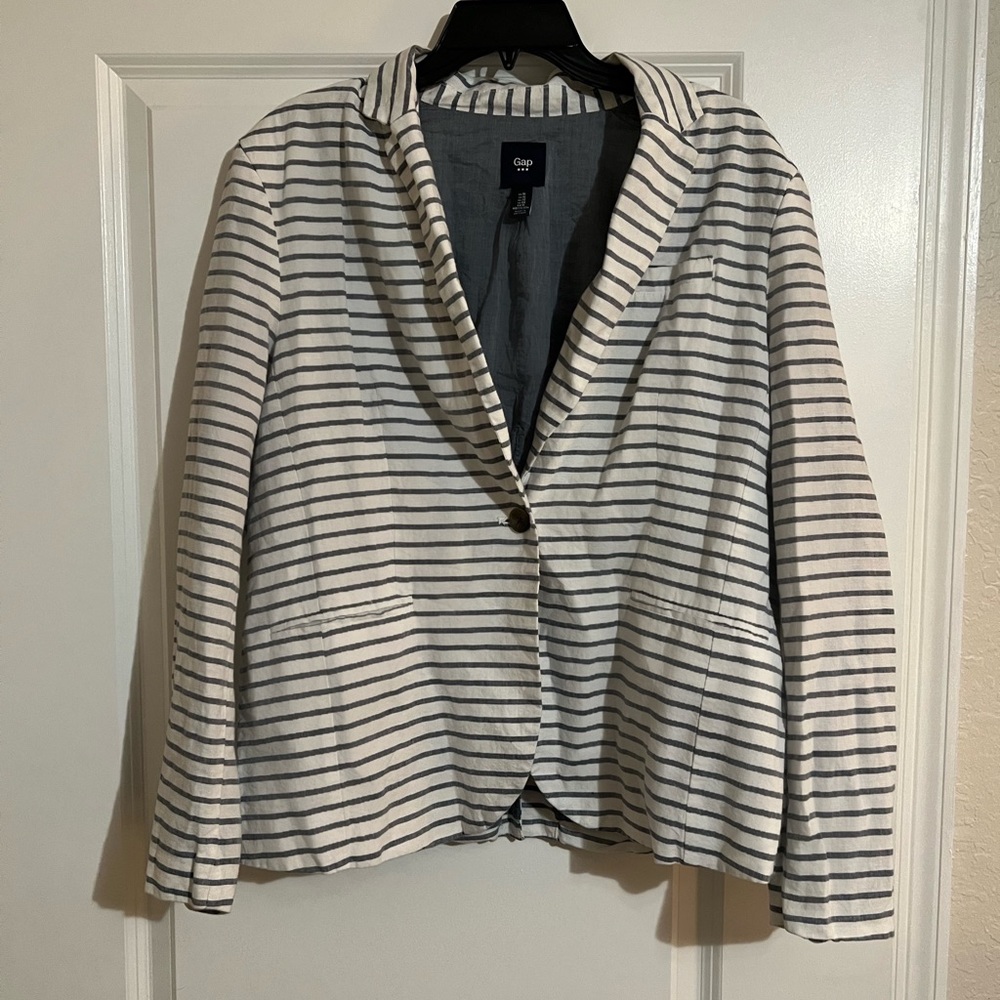 Gap Blazer Womens 16 Nautical Jacket
